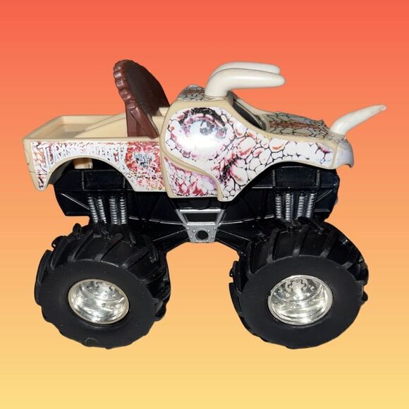 HOT WHEELS MONSTER JAM JURASSIC ATTACK DINO 4X4 DIECAST & GRAVE DIGGER MONSTER T - Picture 1 of 9